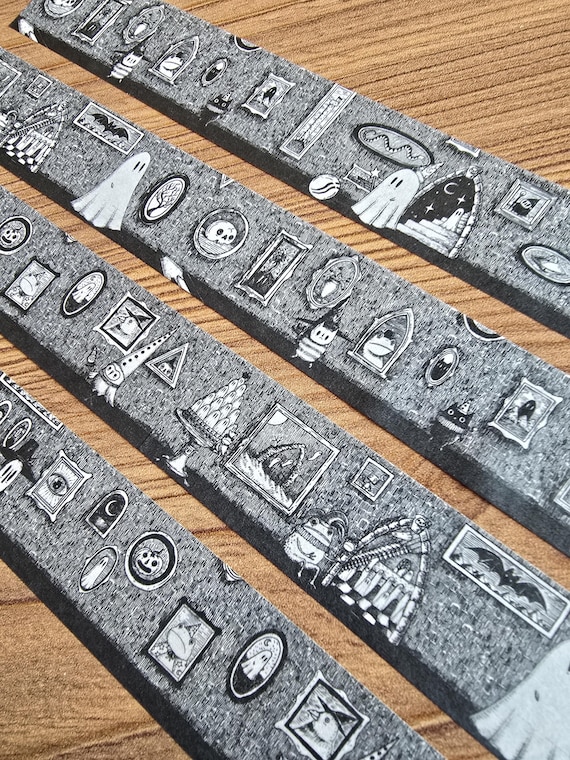 Corridor of Curiosities- Wide and Weird Washi Tape of Spooky Fantasy Art