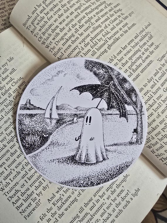 Seurat Ghost Vinyl Sticker