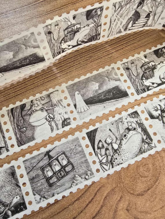 Curious Stamps Fantasy Art Washi Tape