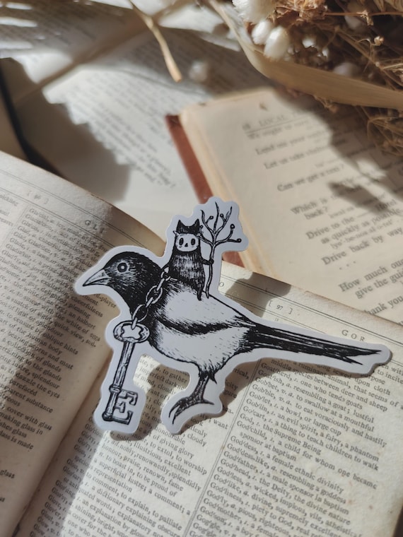 Guardian Spirit and Magpie Vinyl Sticker