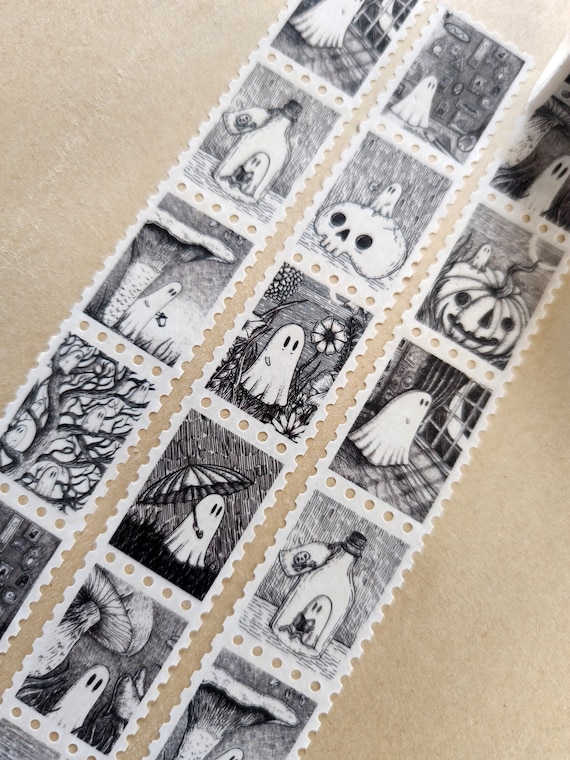 Ghostie Stamps Art Washi Tape