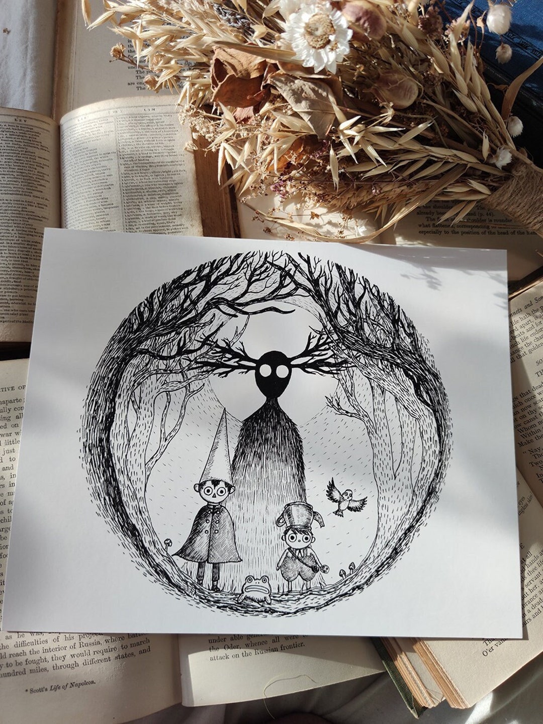 書 ART OF OVER THE GARDEN WALL Art Book of Over the Garden