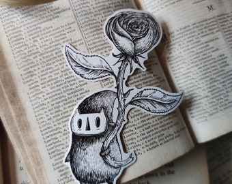 Cute Spirit vinyl sticker- Magical fantasy creature laptop sticker