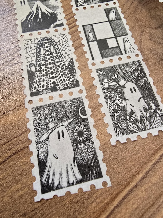 Creative Spirits Tape 1- Art History with Ghosts- Stamp Washi Tape