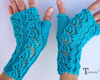 Mittens Tutorial PDF Knittingcolor en INGLÉS accesorios de punto tejido de punto tutorial