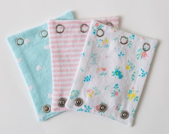 BODYSUIT EXTENDERS - Expanders. Add a size to onesie / bodysuit. Also great for cloth diaper babies! Fits Carter's and all major brands!