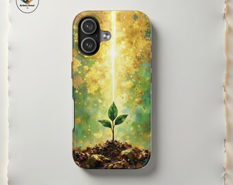 1 Corinthians 3:7 Christian Phone Case, God Makes It Grow Faith Gift