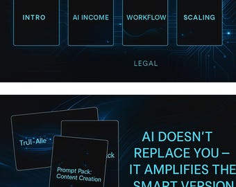 AI Income E-Book & Slide Pack | ChatGPT Prompts (Digital Download)