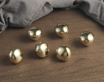 Unlacquered Solid Brass small round Drawer Knob/Brass handles knobs/Kitchen Cabinet Knobs/ Polished Furniture Hardware