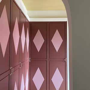 Gewellter Griff aus massivem Messing / antikes Messing und gebürstete antike Schrankgriffe / Schubladengriffe aus altem Messing / Küchenschrankgriffe Bild 10