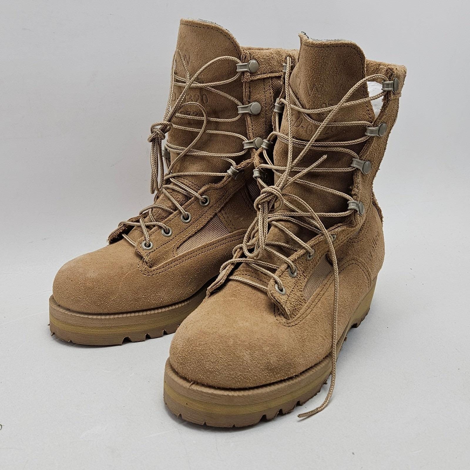 US Military Gore-Tex Combat Boots Coyote Brown Vibram Sole Size 2.5R Suede Bates Workwear for Men for Sale | Shop New & Used  main image 3