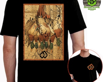 Duck Hunting Shirt Design PNG | Waterfowl Pocket Logo (Digital Download)