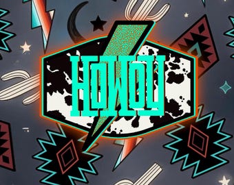 Western Cow Print PNG | 300 DPI Tumbler Wrap | Digital File