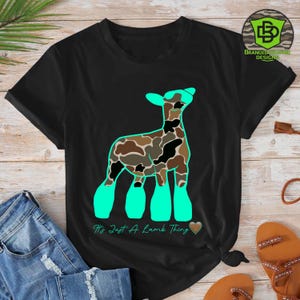 Show Lamb 2 Design pack | Show livestock Shirt Design | 2 PNG Files | Camo lamb | Show Stock Png|DTF & Sublimation Digital Download