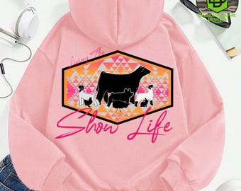 Show Life Livestock Aztec Shirt Design | PNG File (Digital Download)