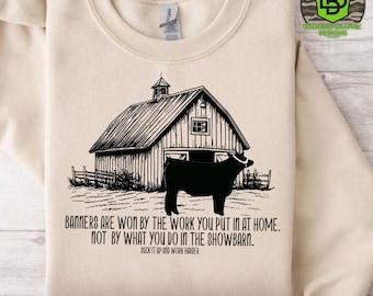 Show Cow | Show livestock Shirt Design | PNG File | 300 DPI DTF & Sublimation Digital Download