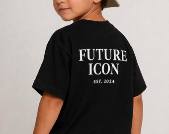 Camiseta Icono del Futuro — Camiseta infantil de lujo minimalista / GJ