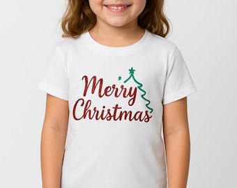 Camiseta navideña para niños pequeños