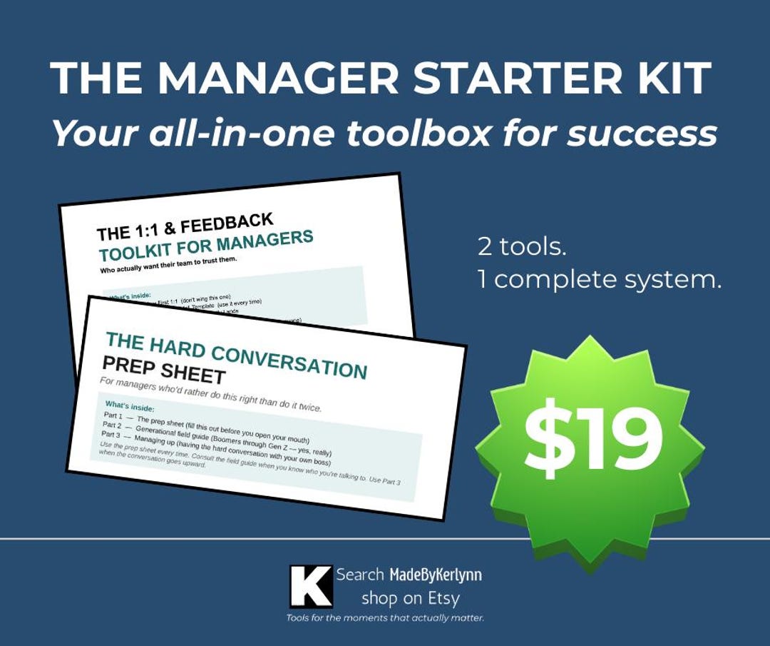 Toolkit Examples Word Document Manager Hard Conversation & 1:1 Meeting Toolkit (word Documents) - Etsy
