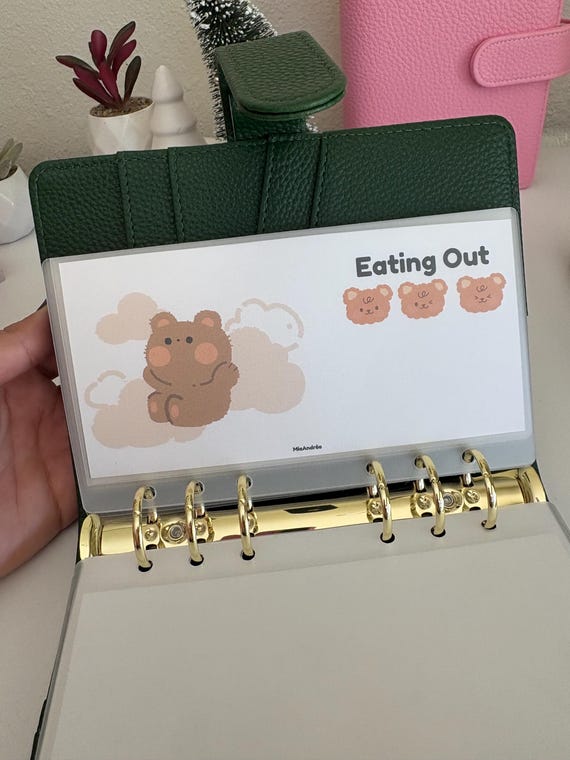 CUTESIE KAWAII A6 envelopes money cash stuffing envelopes