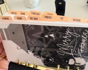 category tabs for envelopes
