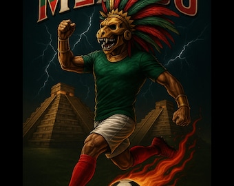 Mexico Soccer Aztec Unisex t-shirt