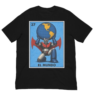 El Mundo Mazinger Shirt, Retro Anime Robot Tee, Mecha Graphic T-Shirt, Vintage Robot Shirt, Classic Anime Tee, Unisex Graphic Shirt