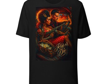 Lols Homies Ride or Die Lowrider Unisex t-shirt