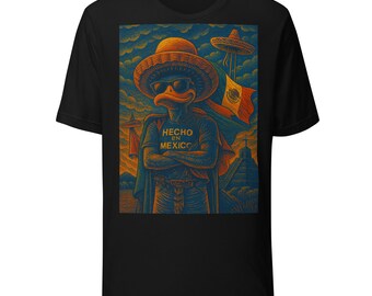 Koszulka unisex Aztec Hecho en Mexico Mexican Flag