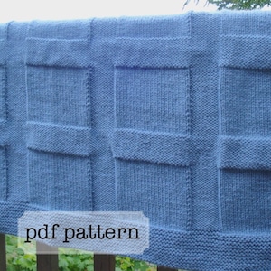 off the grid throw knitting pattern, beginner friendly knit blanket, easy knitting, knit afghan