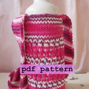 Flaschenträger Strickmuster, Flaschenhalter Muster, Flaschenhalter Strickmuster, Flaschenhalter Strickmuster