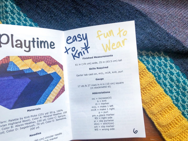 Knitting Highjinks Zine Issue 1 Featuring Exclusive Shawl Etsy