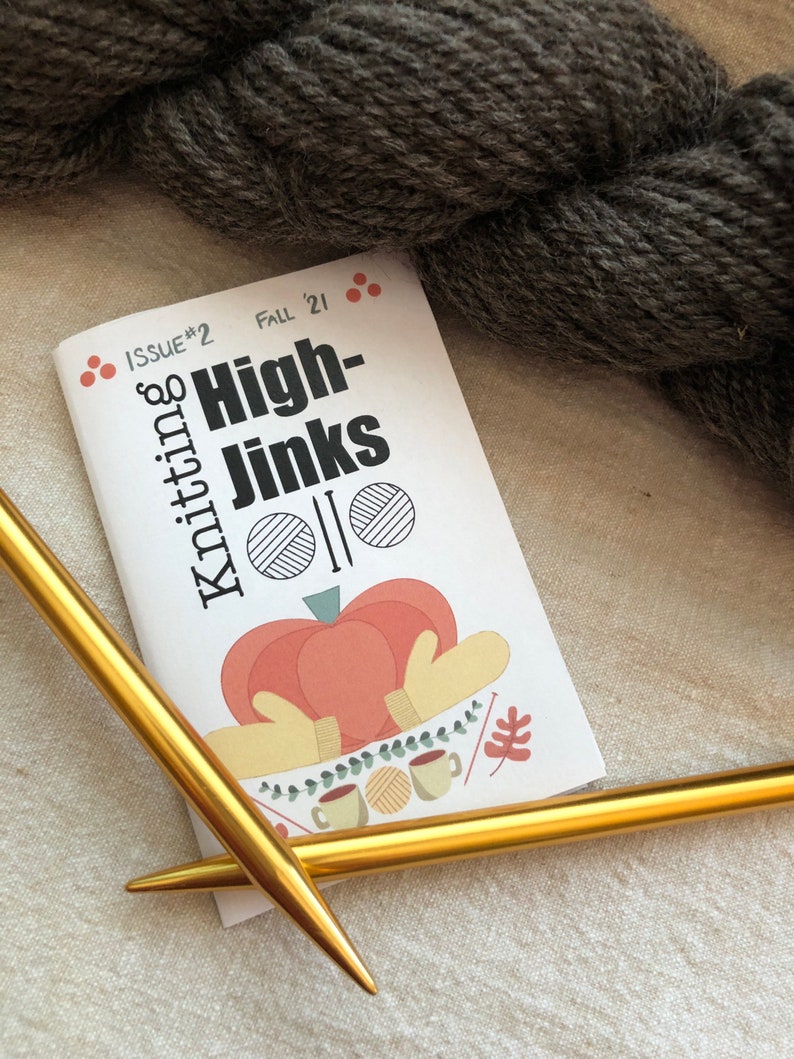 Knitting Highjinks Issue 2 With 4 Free Mini Art Prints Indie Etsy