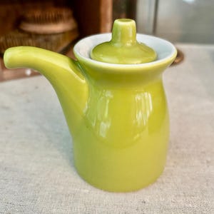 Crate & Barrel  "G-Type" Wasabi Green soy sauce pitcher.(EUC)
