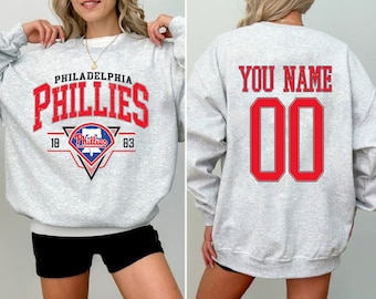 Personalized Name and Number Baseball shirt | Vintage Philadelphia baseball shirt | Baseball Fan shirt | Philadelphia Phillies shirt