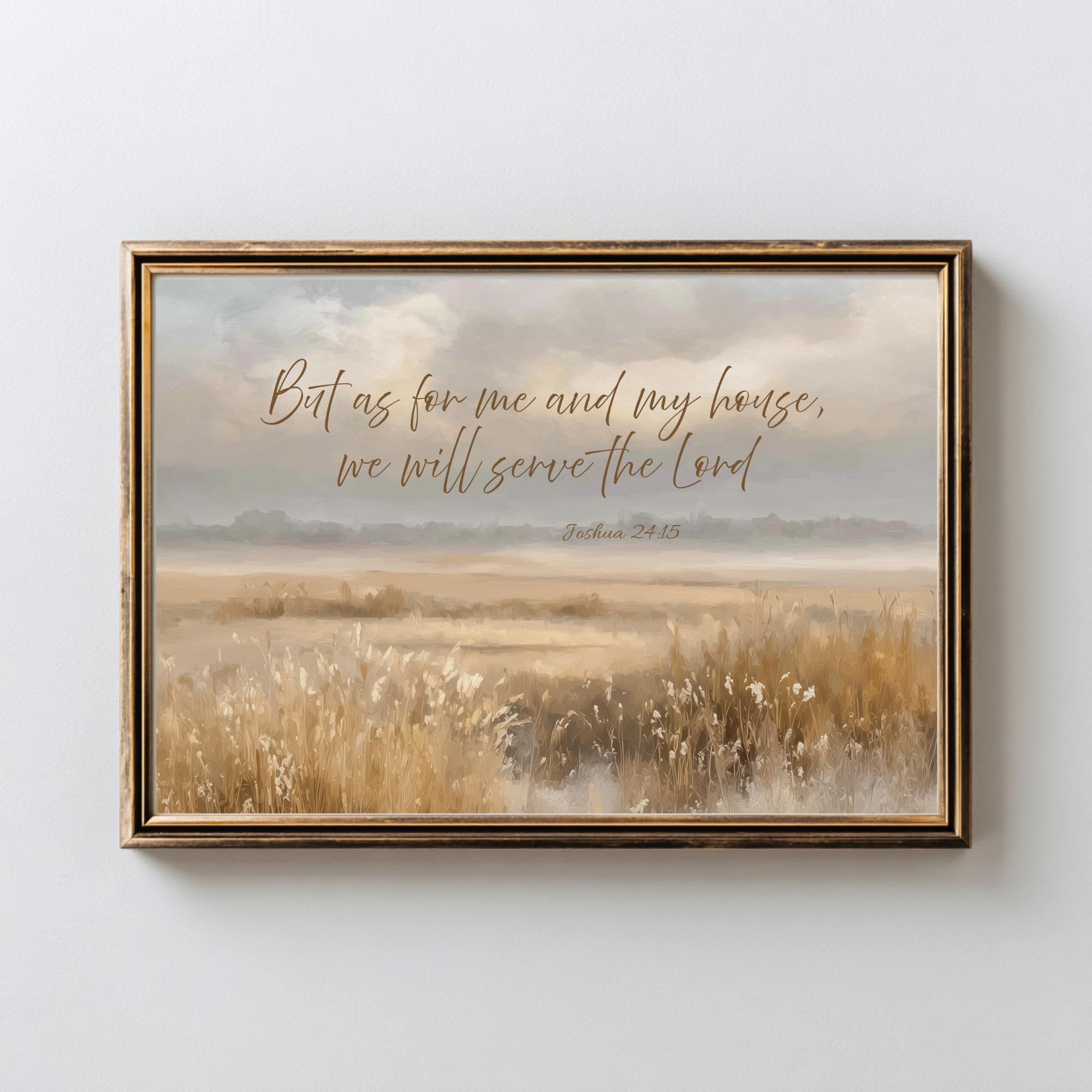 Rustic Background With Scripture Minimalist Scripture Christian Canvas, Vintage Meadow Landscape, Rustic ...