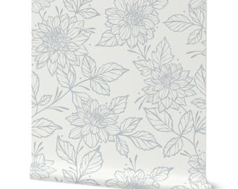 Ashline Floral Peel and Stick Wallpaper | Removable Botanical Accent Wall