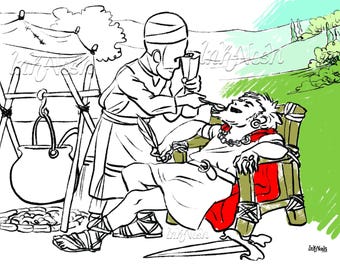 Parshat Toldot - 1 sheet, selling the birthright