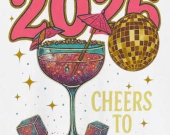 Cheers to Chaos 2026 PNG Design, Happy New Year, Party 2026, New Year PNG