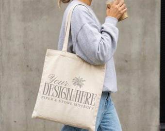 Modell av tygkasse i bomullscanvas, OAD113 Liberty Bags, naturlig, livsstilspåse, för POD-säljare, högupplöst JPG, omedelbar nedladdning