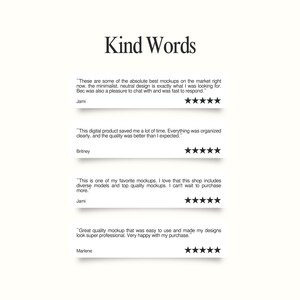 four reviews of a digital product, with each review rating the product on a scale of 5 stars. The reviews praise the product for its quality, ease of use, and the convenience it provides. The reviews also mention that the product was fast to respond to and that it was a pleasure to chat with.