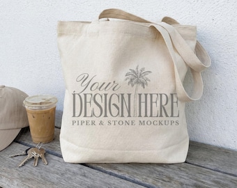 Cotton canvas tote bag mockup, OAD113 liberty bags, natural, lifestyle shopping bag, trendy, minimal, coffee, POD, print on demand