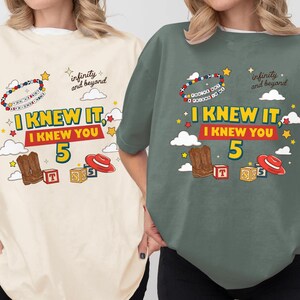 Comfort Colors I Knew It, I Knew You TSwift Shirt, You've Got A Friend In Me Toy Story 5 Shirt,Disneyland Pixar Toy Story 5,TSwift Music Tee image 2