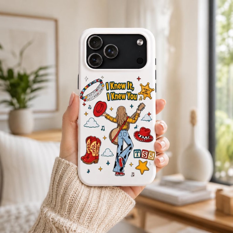 Funda para teléfono de Woody y Buzz Lightyear, funda para teléfono "Lo sabía, te conocía", funda para teléfono de amistad de Toy Story 5 y Toy Story, familia de Toy Story de Disneyland imagen 1