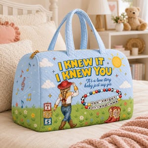 I Knew It I Knew You Toy Story Jessie Quilted Bag, Cowgirl Jessie Bag, Toy Story Cowgirl Weekend Bag, Family Vacation Gift Bild 2