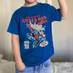 Chemise The Amazing Spider-Man 2099 vintage des années 90, chemise Comics rétro The Amazing Spiderman, chemise Comics Spiderman pour les fans image 5