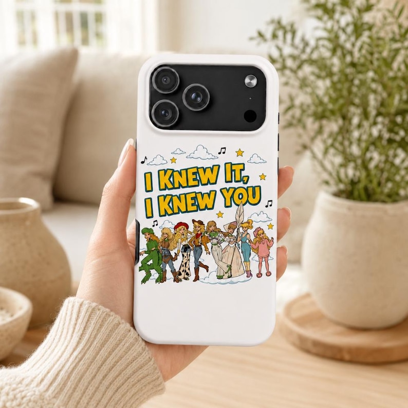 I Knew It, I Knew You Toy Story 5 TS Phone Case, Tay Story 13 Cloud Summer Beach Phone Case, Disneyland Pixar Toy Story 5 Phone Case image 1