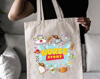 Bolso de mano de Disneyland Toy Story para la Semana de la Enfermería 2026, bolso de hombro de Buzz Lightyear y Woody de Toy Story para enfermeras, bolso personalizado de Toy Story para enfermeras