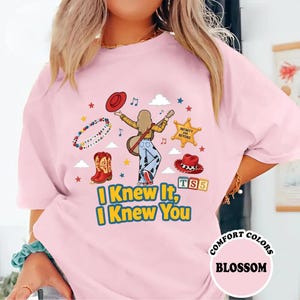 Comfort Colors I Knew It, I Knew You TSwift Shirt, Disneyland Pixar Toy Story 5,TSwift Music Tee,You've Got A Friend In Me Toy Story 5 Shirt afbeelding 6