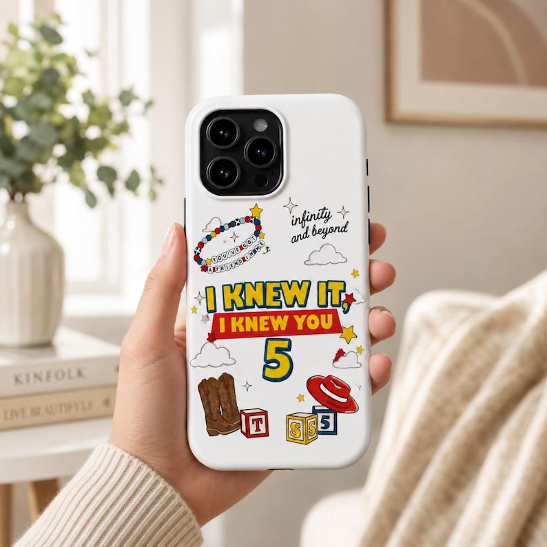 I Knew It I Knew You Phone Case,TS and Toy Story 5 Friendship Phone Case,Woody Buzz Lightyear Phone Case,Disneyland Toy Story Family bild 1